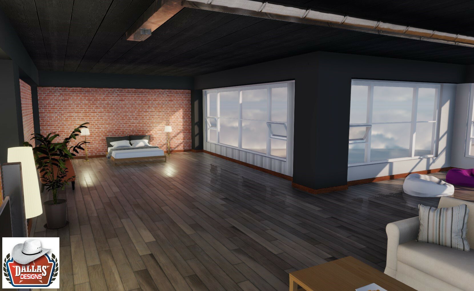 Original 3dxChat Apartment 1 circa 2013 - 14 - Homes/ villas/ Apartments -  Genesis3DX