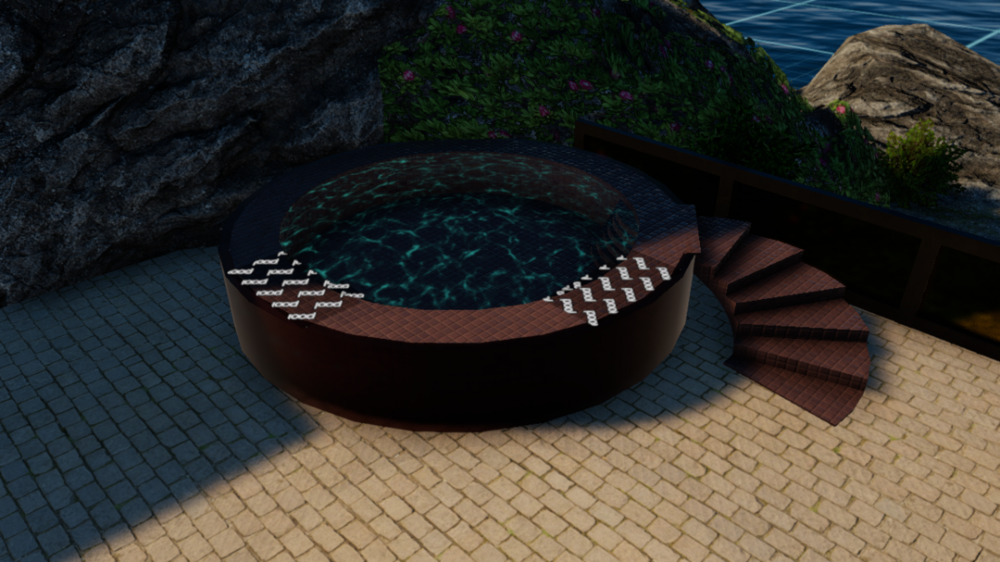 Outdoor Spar Bath - Outdoor Items - Genesis3DX