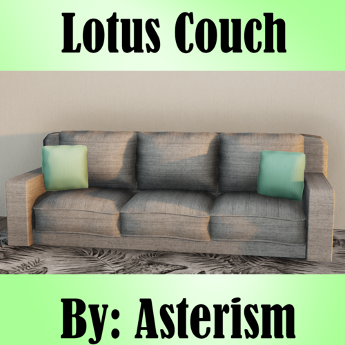 Lotus Couch Living Room Genesis3DX