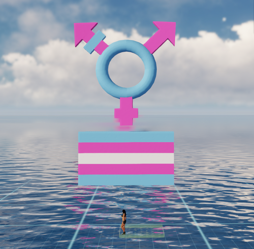 Transgender Set - Flag and Logo - Artwork, Signs, & Logos - Genesis3DX ...