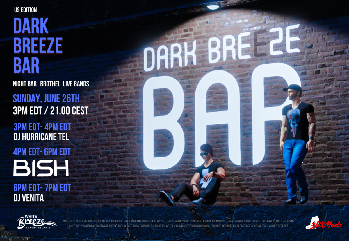 DARK BREEZE BAR 3pm EDT 9pm CEST Community Calendar