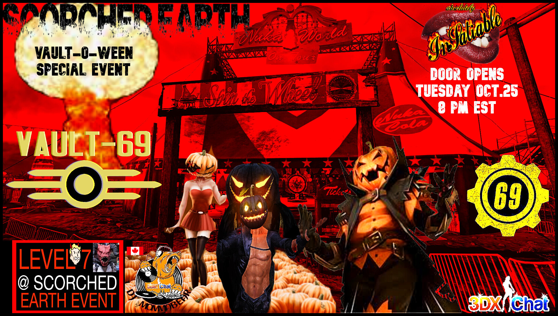 ⚡Vault-69☠VAULT-O-WEEN🎃10/25/22- 8PM EDT - Community Calendar - Genesis3DX