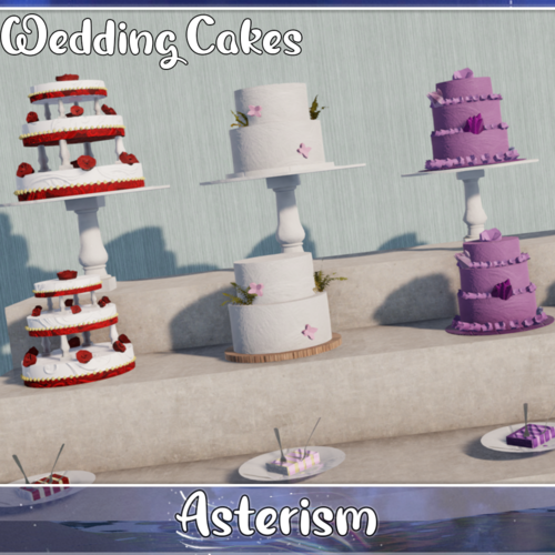 Wedding Cakes - Wedding Objects - Genesis3DX