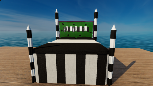 Beetlejuice Themed Bed - Bedroom - Genesis3DX