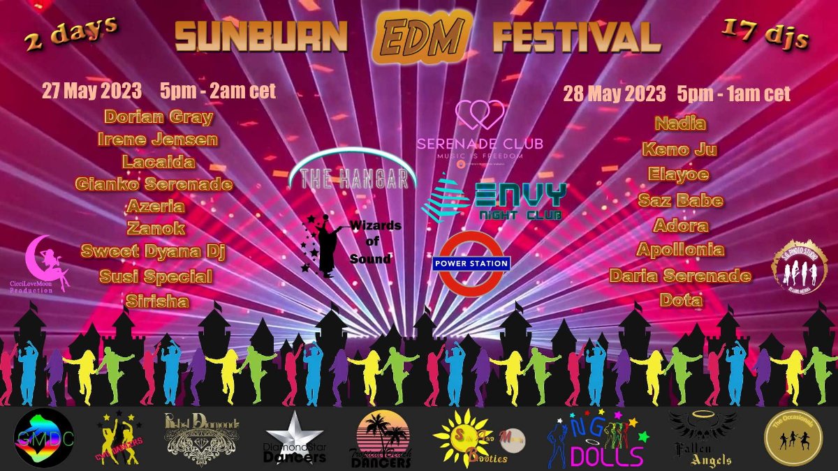 Sunburn Festival Community Calendar Genesis3DX
