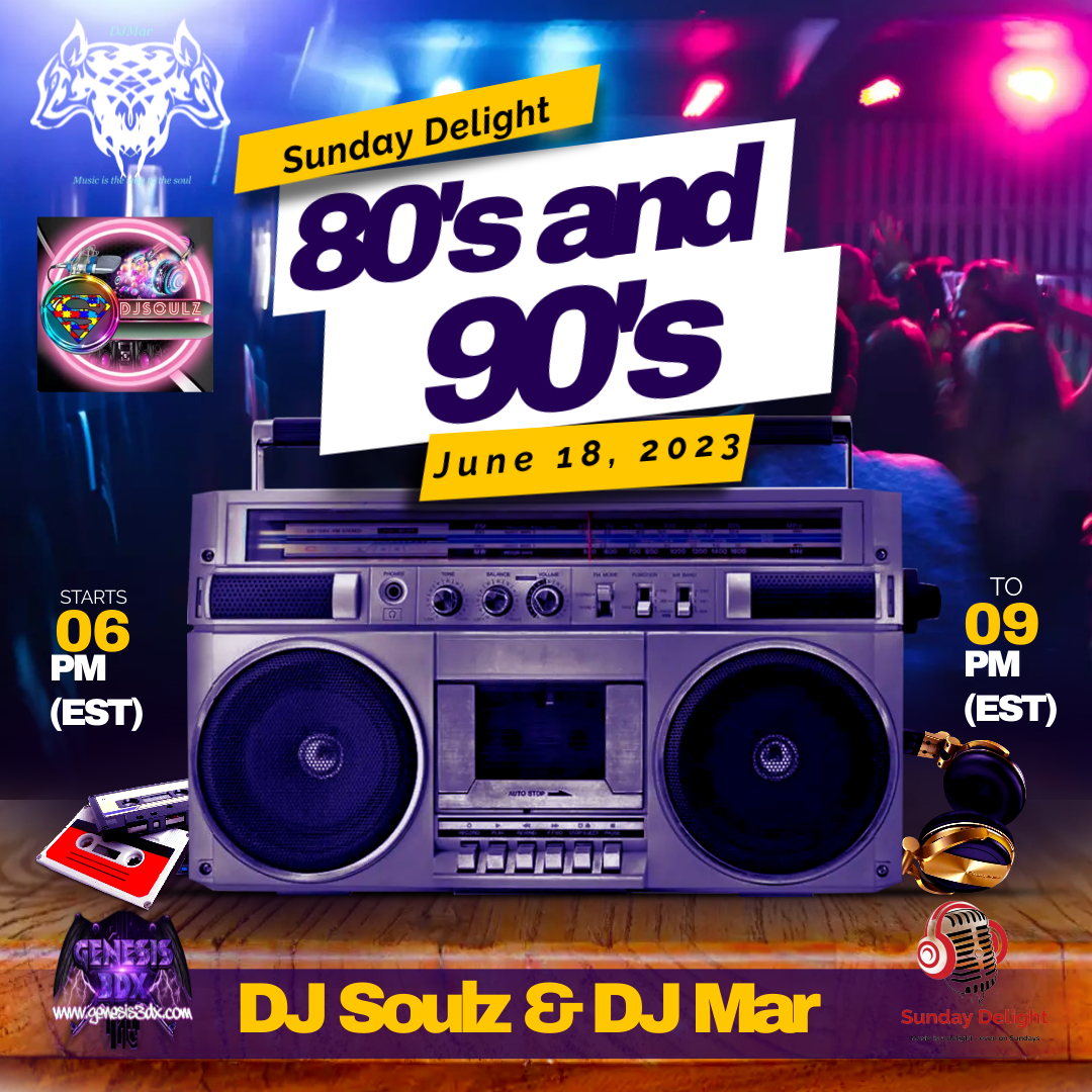 Sunday Delight Goes Back to the 80s & 90s - Genesis3DX Supporters ...