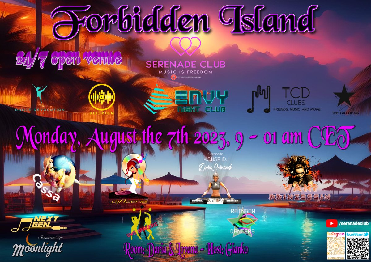 Forbidden Island 😈💜💦 - Community Calendar - Genesis3DX