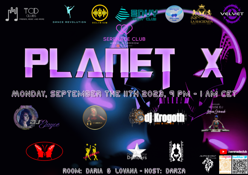 👽 Planet X 👽 - Community Calendar - Genesis3DX - Your 3DXChat Community