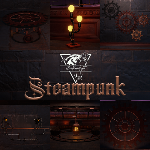 Steampunk set - Indoor Items - Genesis3DX - Your 3DXChat Community